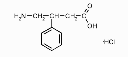 Гамма-амино-бета-фенилмасляной кислоты гидрохлорид